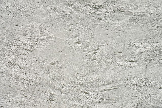 white wall coating up close